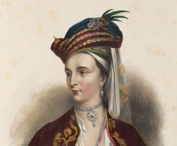 Portrait paintin of Lady Mary Wortley Montagu